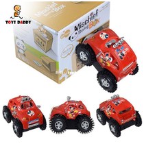 RED somersault truck car micky mouse children play toys batt