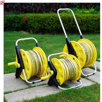 Outdoor water pipe storage rack reel High pressure car wash machine reel Recycling hose reel Household winding reel