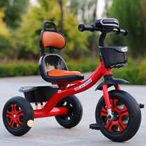Childrens car about one year old baby slipping car can be pushed tricycle with back bucket 6-year-old large pedal 3