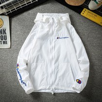 Summer new ultra-thin breathable sunscreen for men and women sports outdoor skin windbreaker lovers tide sunscreen clothing