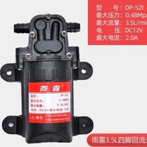 Rain Dew DP-521 water pump 12v DC miniature diaphragm pump self-priming pump car wash watering flower sprayer agricultural household
