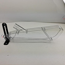 Table saw dust collection protective cover dust cover woodworking push saw electric circular saw protective shell safe and transparent vacuum cleaner