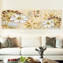 2021 frameless wall clock I mute tripto bedroom hanging painting living room watch painting restaurant mural hour hand and shun