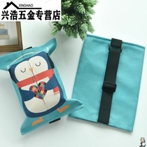Car tissue box ins drawing Box storage cloth tissue bag chair back hanging sun visor tissue cover strap