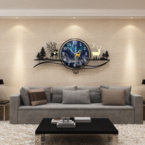 Light luxury clock clock wall clock living room European style personality fashion home wall clock modern minimalist restaurant Art Decoration