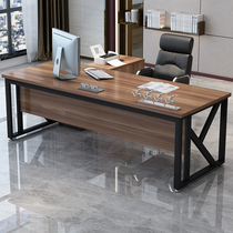 Desk simple modern office furniture fashion single executive desk manager supervisor desk and chair combination boss desk