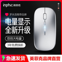 Infiniti rechargeable wireless mouse Mute photoelectric male and female students Desktop notebook Office game Bluetooth universal