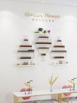 Nail Polish glue frame wall red European style Japanese wall hanging storage rack display rack nano storage rack