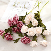Simulation Rose Flower INS Photo Flowers Dried Flower Foam Flower Pendulum Slapping Decoration Flower Photo-Prop Photo Shoot Background