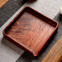 Solid Wood Puer Tea Cake Tea box without paint Rosewood integrated thick pry tea tray whole piece dry bubble table open tea tray