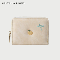 COLVON KLONA drivers license card bag ladies 2022 new ultra slim and delicate high-end card bag small and multi-position