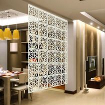 PVC hollow ceiling European pattern ceiling wood plastic plate floor plate parking room porch partition background wall screen