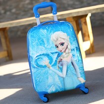  Child Pull Lever Box Small Cute Cartoon Suitcase 16 Inch Custom Four Wheels Tug Box Boy Student Gift