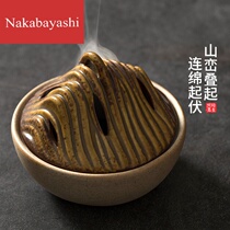 Aromatherapy stove sandalwood stove creative mountain peak room small incense stove tea ceremony ceramic incense burner incense burner incense stove