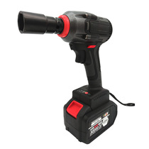 Manufacturer straight for lithium electric brushless wrench wireless portable charging impact wrench car scaffolding woodworking electric