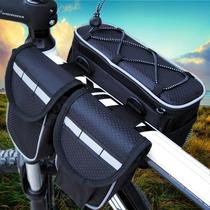 Bicycle bag waterproof front beam bag mountain bike upper pipe bag riding road car beam saddle bag balance car trailer bag