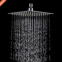 20x20cm 8 Square Stainless Steel Rain Shower Head Rainfall B