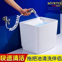 Mop pool lengthened into wall spray gun tap toilet Toilet Balcony Irrigator Wash Fart Toilet toilet Toilet Companion