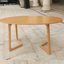 Nordic modern simple solid wood high and low tea table combination set triangle geometry personality creative sofa corner side tea table