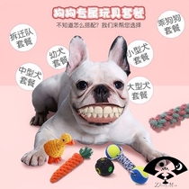 Pet Knot Toys Golden Teddy Puppies Dog Bite Rope Ball Resistant Grinding Toys Dog Glue Dog