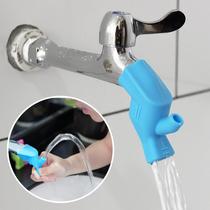 Silicone faucet extender joint water Guide sink splash water trap extender water nozzle children baby hand wash