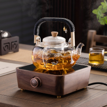 Glass handmade cooking teapot Glass electric pottery stove Tea maker Office tea pot Household large capacity kettle