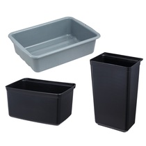Bowl frame plastic storage white storage frame gray basin restaurant storage and picking general collection Water Control recycling without cover