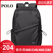 Polo backpack mens large capacity nylon travel bag fashion trend school bag casual 15 inch computer backpack