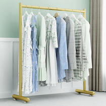 Clothes hanger bedroom simple clothes drying rack single pole type household hotel balcony indoor coat rack small