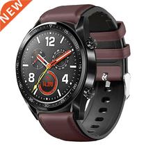Watch Band 22mm Genuine Leather Strap For Huami Amazfit GTR