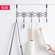 Behind the door clothes hook hanging dormitory free punch hanging clothes hook hanger creative door back clothes hook bathroom wall hanging