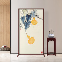 Screen partition Living room Chinese style custom solid wood entrance study Bedroom Hotel lobby seat screen New Chinese style brake