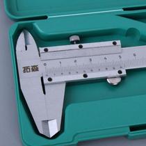 Industrial grade oil standard vernier caliper high precision ruler mini height depth measurement tool 0-150mm stainless steel