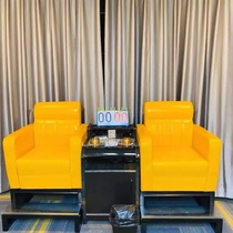 High-end billiard chair billiard sofa billiard room billiard room billiard room table billiard room View ball chair tea table special rest seat