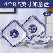 Blue and White Porcelain Bowls and Plates Underglaze Color Jingdezhen Ceramic Tableware Bowl Set Chinese Household Dishes
