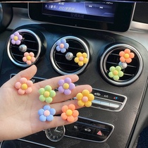 Cute Flowers Solid On-board Perfume High-end Air Conditioning Air Outlet Except Formaldehyde Personality Creative Interior Goddess