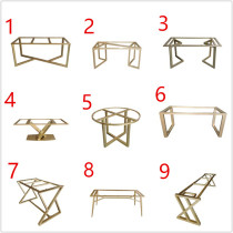 Set Making Iron Art Table Legs Table Legs Table Rack Marble Table Desk Large Plate Table Bracket Tea Table Bar Table Metal Feet
