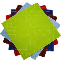 Mahjong cloth tablecloth cute silent high-grade old-fashioned cushion thickened home hand-rubbed mahjong blanket playing card table