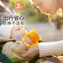 Bear hand gutter gum baby molars stick silicone anti-eating bracelet artifact baby bite glue toy can be boiled
