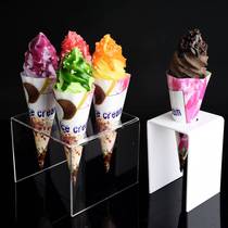 Ice Cream Showcase Ice Cream Cream Cream Cream Frame Acrylic Dessert SCAGE SCASTEM