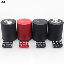 Sieve cup dice set bar shake throw high-end creative fashion card plug clock KTV color barrel custom-made