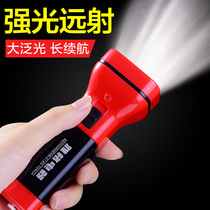 Yager Flashlight Home Glare Rechargeable Durable Small Portable Old Man With Yaku Super Bright Child Lithium Electric Normal