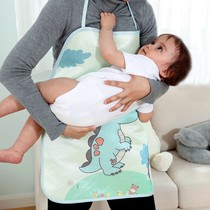  Holding the child artifact Heat insulation baby mat breathable arm pad ice silk belly pocket Baby child summer ice silk sleeve cover