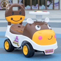 Trolley children can sit for a 1-year-old babys car tennis red twist and twist car slip car Childrens car 2-year-old