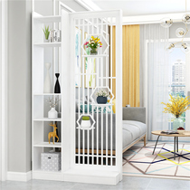 New Chinese screen partition storage rack door living room decoration wall simple modern office net red entrance hall cabinet