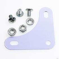 New universal angle steel shelf screw punching angle iron link thickened triangle piece Cross large flat head square neck horse