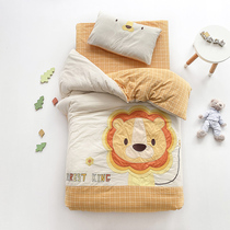 Childrens kindergarten quilt three-piece set spring and summer nap six-piece baby bed bedding bedding