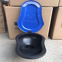 Disposable simple toilet with drainage decoration site temporary construction special squat toilet convenient toilet
