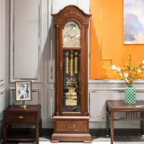 German Hermler mechanical floor clock European villa vertical living room clock Chinese retro American pendulum clock classical