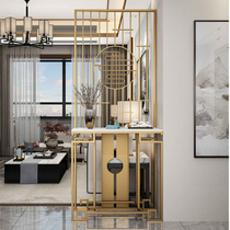 New Chinese-style entrance screen partition modern light luxury entrance living room simple decoration storage room Hall Cabinet